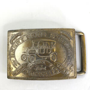 Mens Belt Buckle Henry Ford Record Year